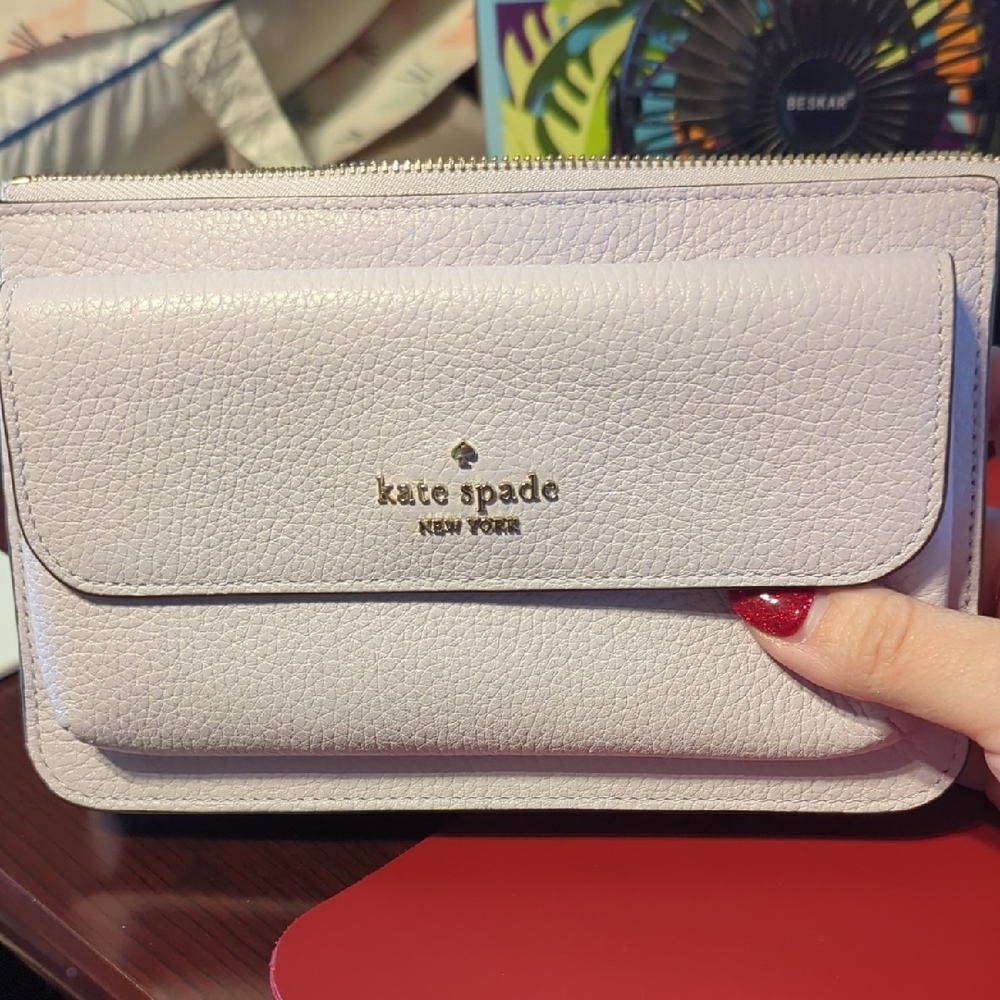 Kate Spade Purple Clutch Wristlet